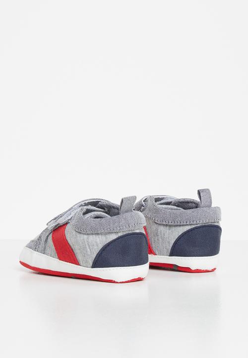 Pop Candy - Baby sneaker - grey/red
