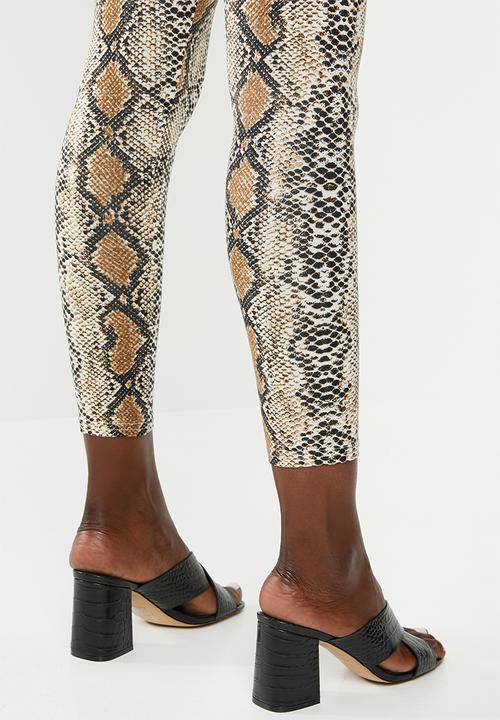 New Look - Maternity 2 pack print & plain leggings - multi 