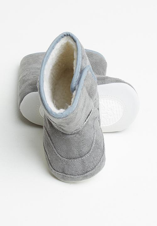 Pop Candy - Baby booties - grey
