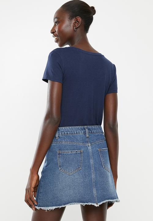 GUESS - Baby crew logo tee - navy