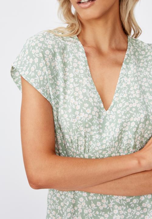 Cotton On - Woven ultimate tea dress - taylah disty green bay