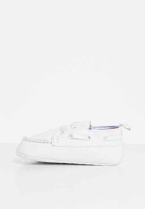 Pop Candy - Baby boat shoe - white