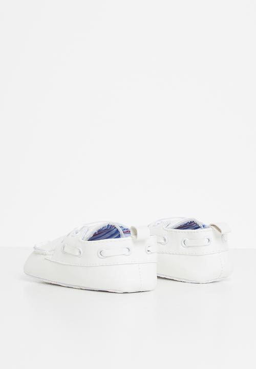 Pop Candy - Baby boat shoe - white