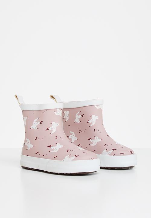 Pop Candy - Girls rainboots - pink & white
