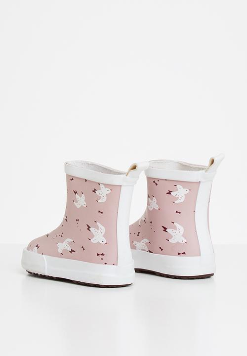 Pop Candy - Girls rainboots - pink & white