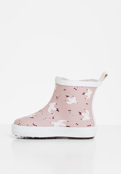 Pop Candy - Girls rainboots - pink & white