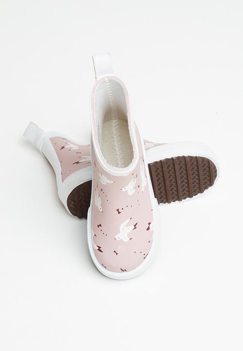 Pop Candy - Girls rainboots - pink & white