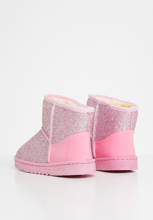 Pop Candy - Girls glitter boots - pink