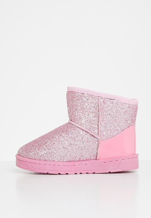 Pop Candy - Girls glitter boots - pink