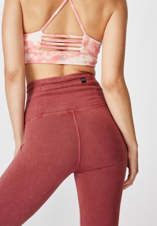 Cotton On - Washed back 7/8 tights - rose wash