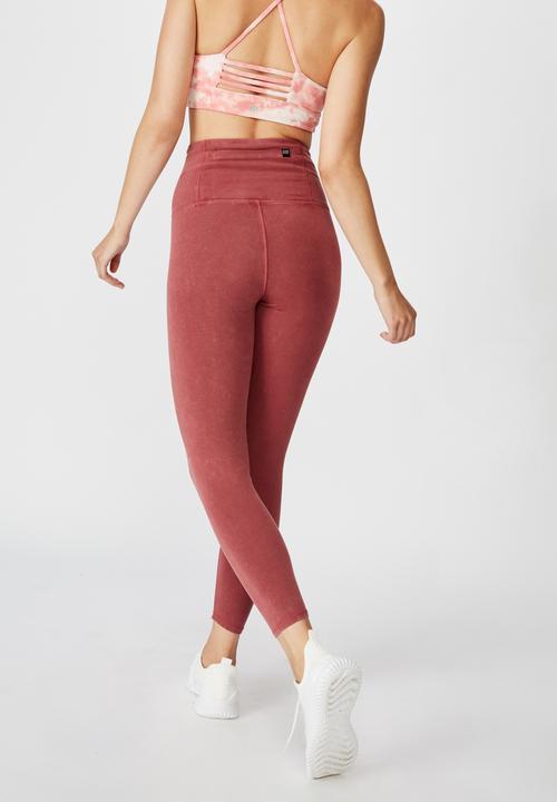 Cotton On - Washed back 7/8 tights - rose wash