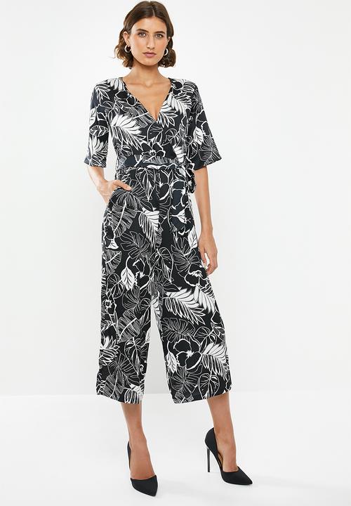 satin wrap jumpsuit