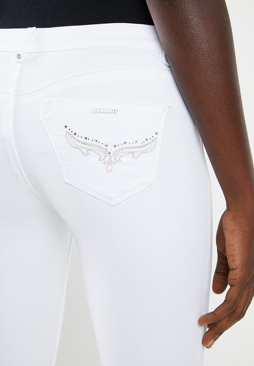 SISSY BOY - Miami jon jon skinny - white
