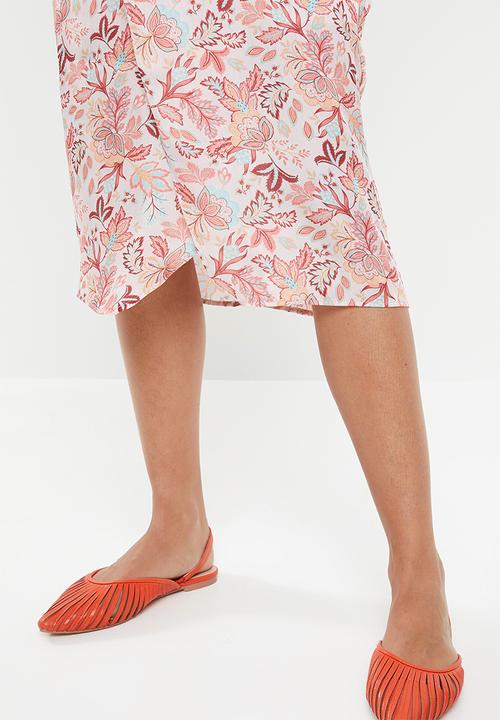 edit - Wrap over dress - multi