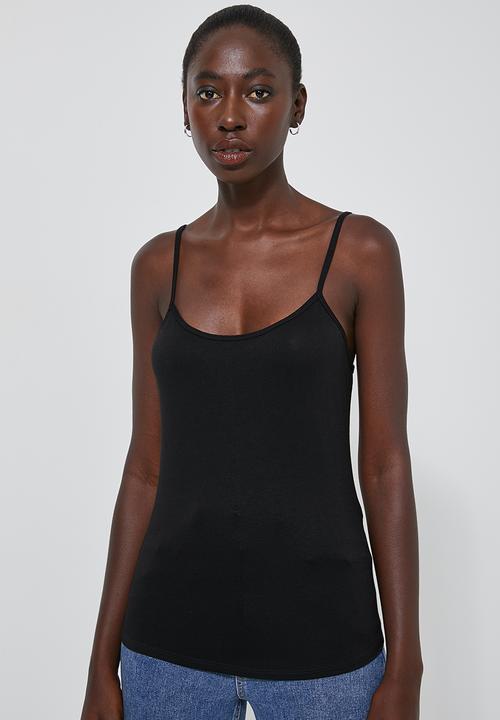 Superbalist - Plain cami - black