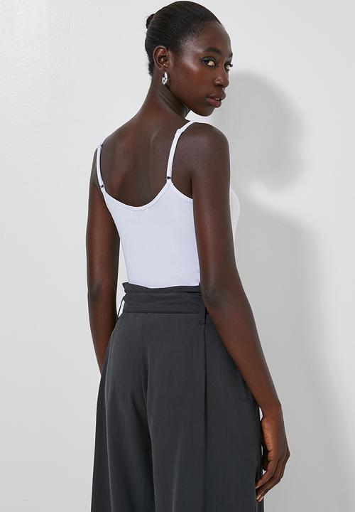Superbalist - Plain cami - white