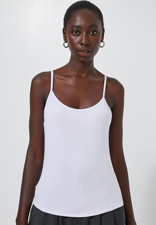 Superbalist - Plain cami - white