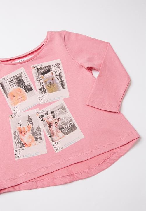 MINOTI - Long sleeve top - pink 
