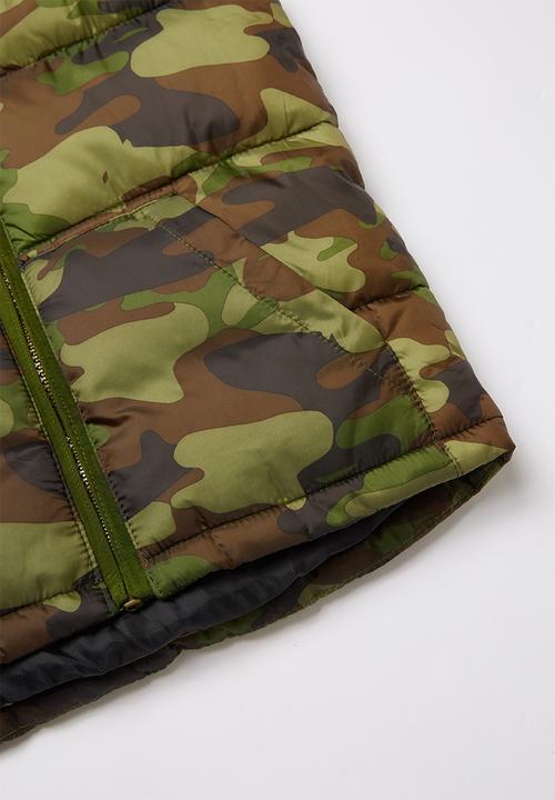 MINOTI - Camo padded gilet - multi 