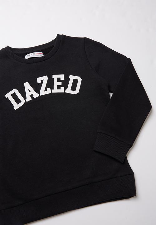 MINOTI - Dazed print sweatshirt - black