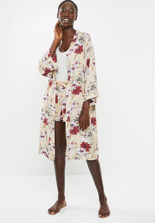 Superbalist - Printed robe - multi