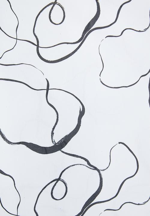 Superbalist - Sleep shirt  & shorts set - black & white