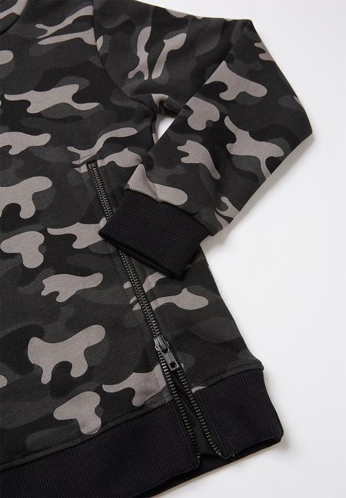 MINOTI - Kids hoodie - grey & black 