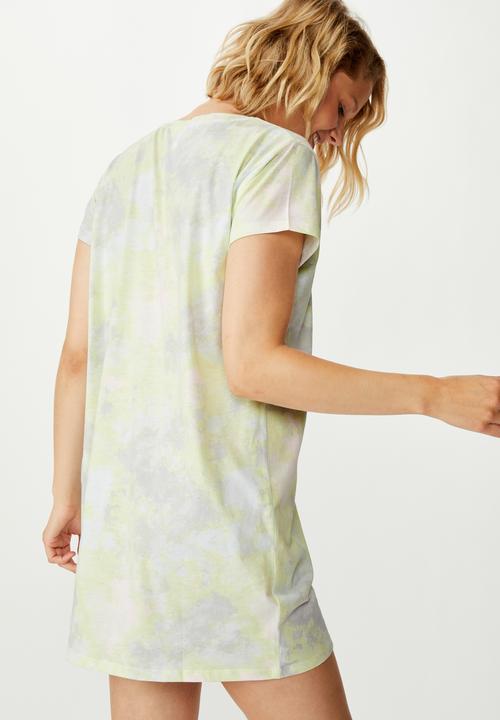 Cotton On - Dreamy sleep nightie - yellow & grey 