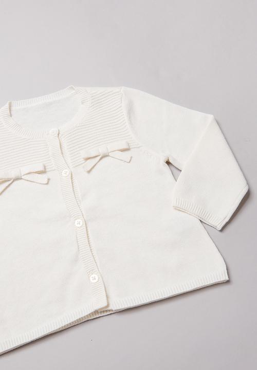 Pop Candy - Cardigan with bows - cream