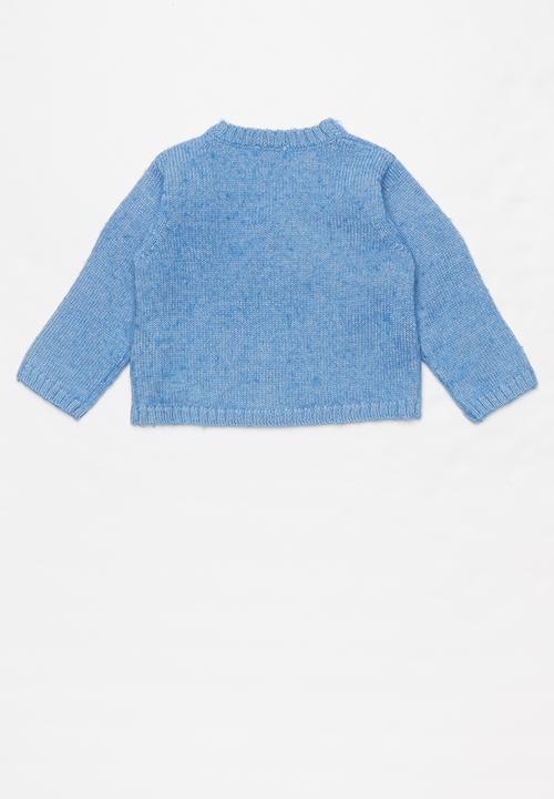 Pop Candy - Wool blend cardigan - blue