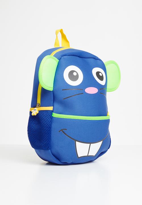Pop Candy - Mouse backpack - blue/green