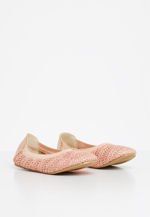 Cotton On - Girls pump -  sweet blush raffia