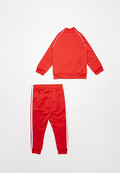 adidas Originals - Superstar suit - red & white