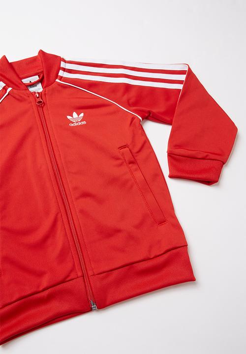 adidas Originals - Superstar suit - red & white