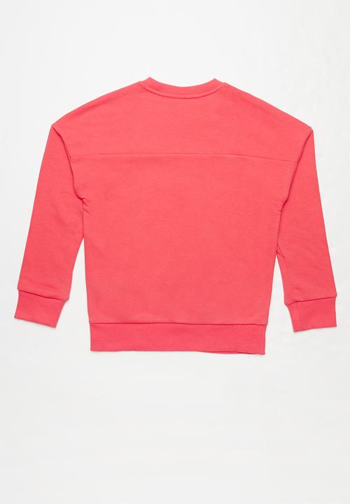 adidas Performance - Tween long sleeve crew - red