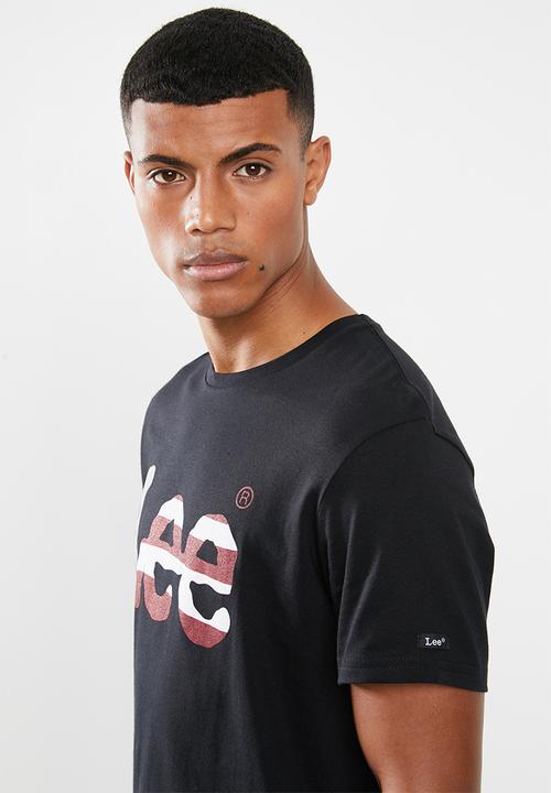 Lee  - American logo tee - black
