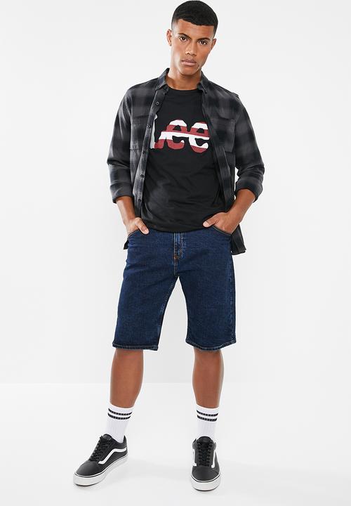 Lee  - American logo tee - black