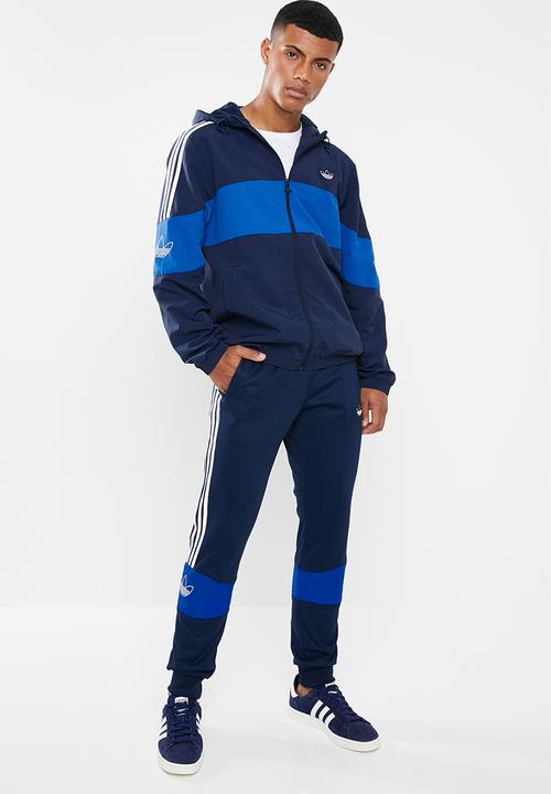 adidas Originals - Bandrix tracksuit pants - navy & white