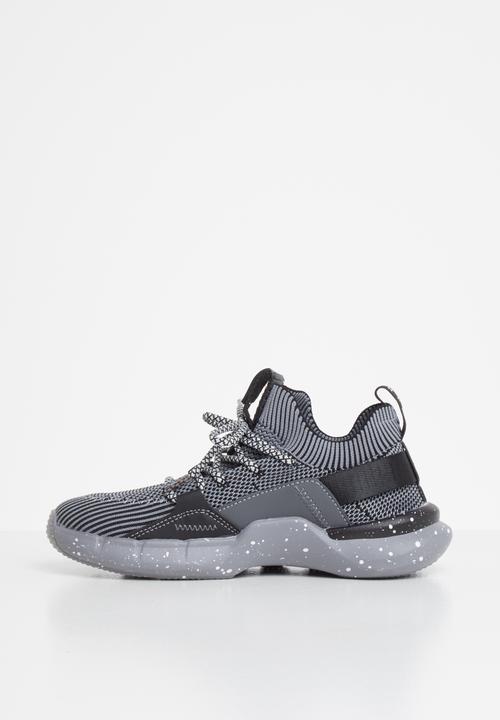 Pop Candy - Boys sneaker - - black & grey