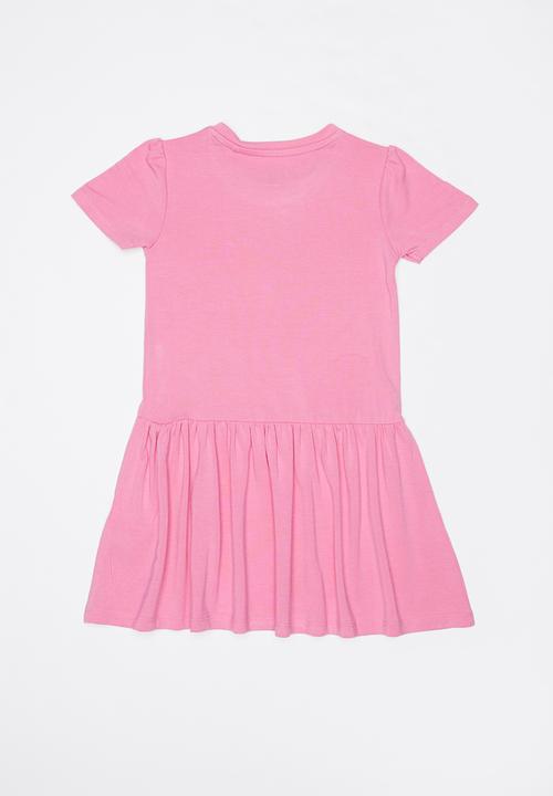 GUESS - Short sleeve Guess sandy  dress - pink