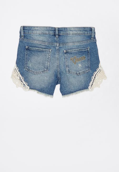 GUESS - Teens denim short - blue