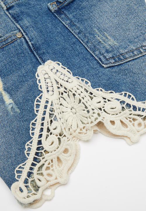 GUESS - Teens denim short - blue