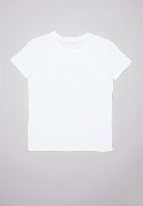 GUESS - Teens short sleeve Guess superior tee - white