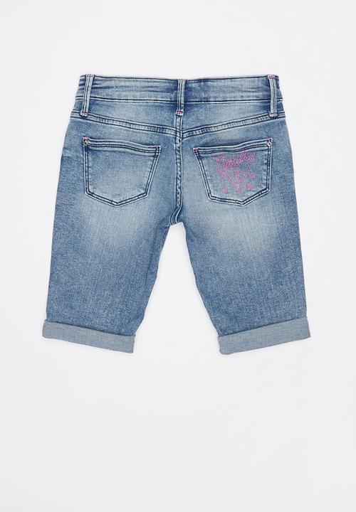 GUESS - Girls denim short - blue