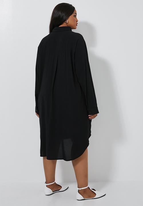 Superbalist - Shirt dress (plus) - black