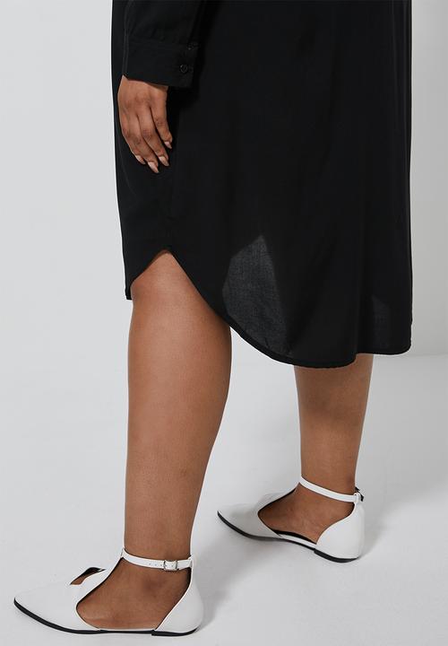 Superbalist - Shirt dress (plus) - black