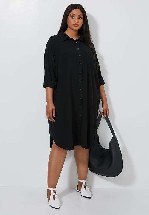 Superbalist - Shirt dress (plus) - black