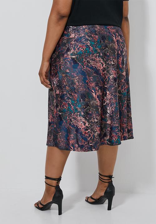 Superbalist - Bias cut slip skirt - multi
