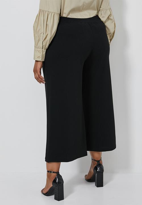 Superbalist - Wide leg culottes (plus) - black
