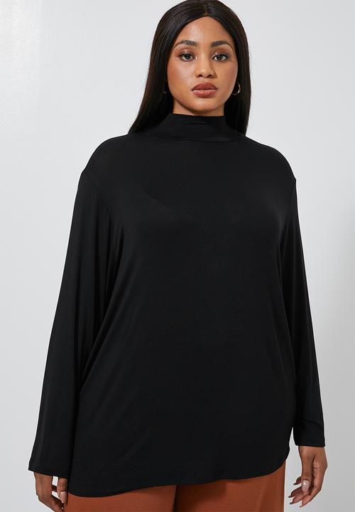 Superbalist - Single rib poloneck (plus) - black